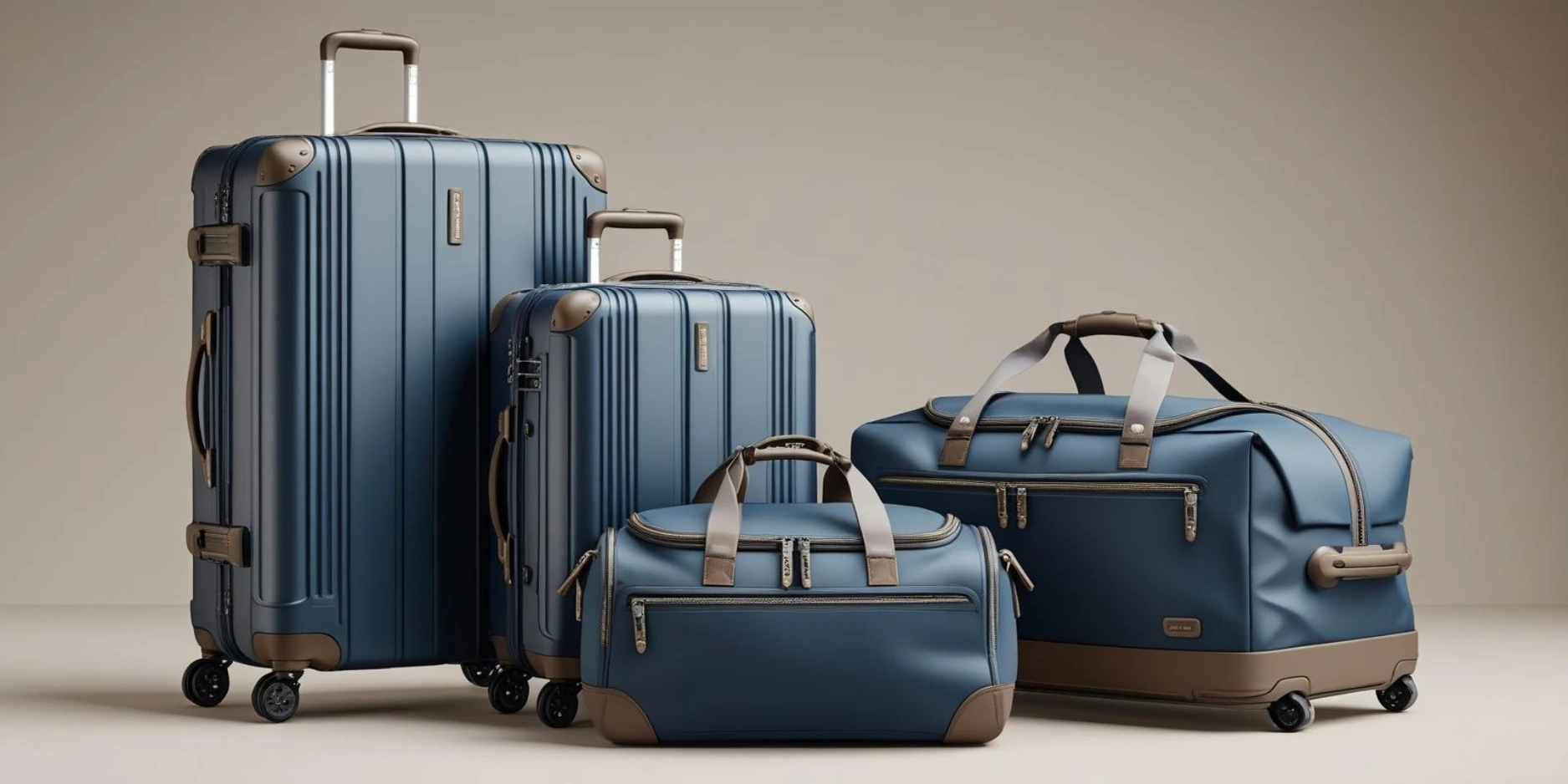 Travel accessories such as luggage, travel kits, or organizers.