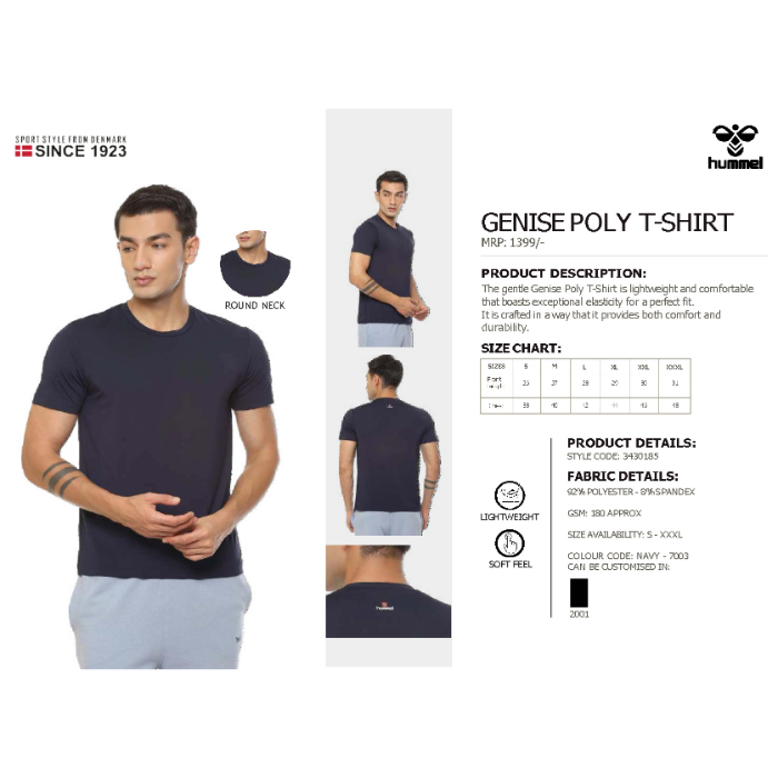 Gense Polycotton Round Neck Tshirt