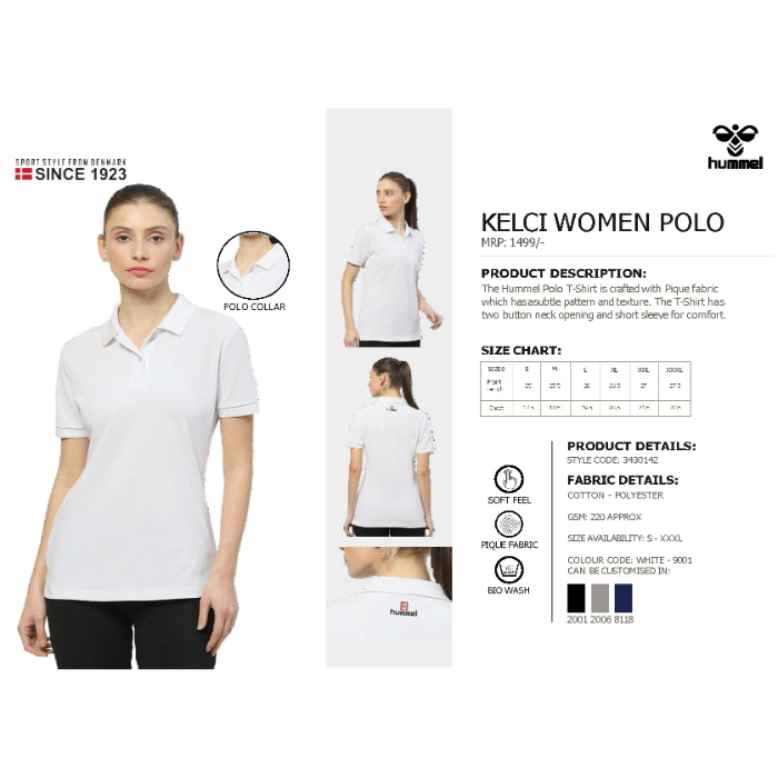 Kelci Women Polo Polycotton Tshirt