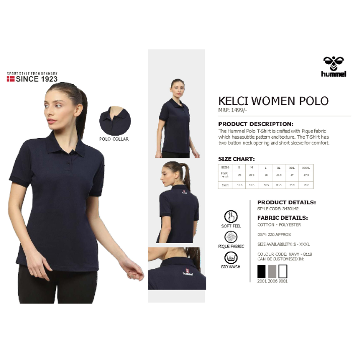 Kelci Women Polo Polycotton Tshirt