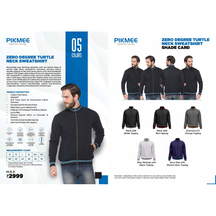 PIKMEE ZERO DEGREE  TURTLE NECK Sweatshirt