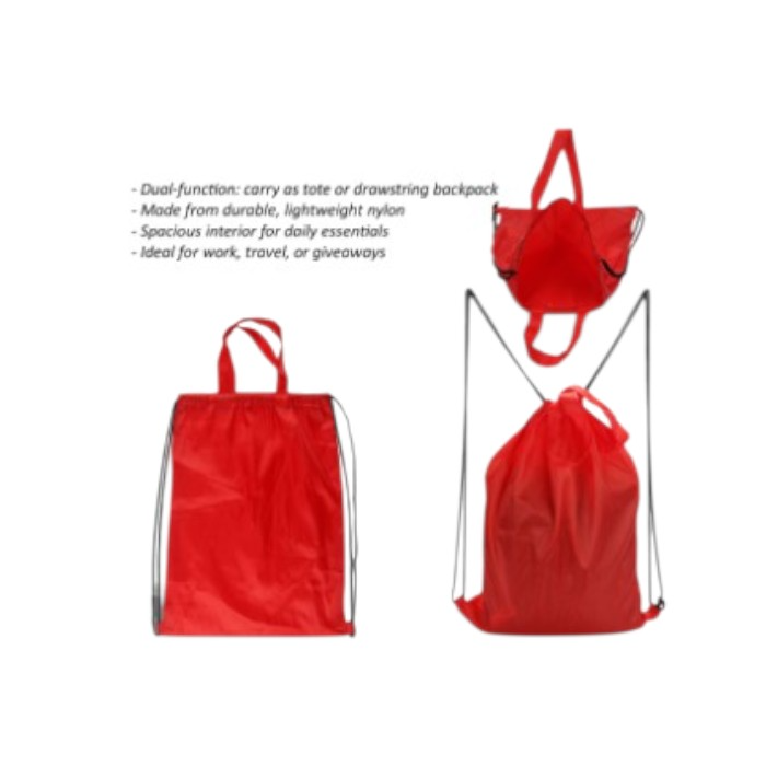 Nylon Drawstring Bag - 19x14.2 in